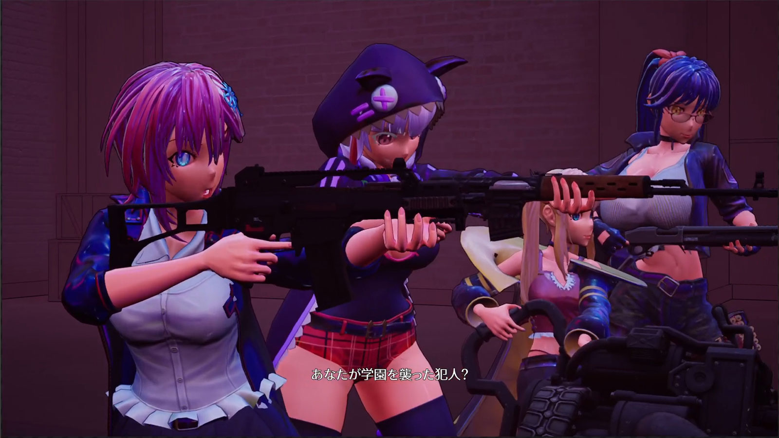 4명의 매력적인 히로인